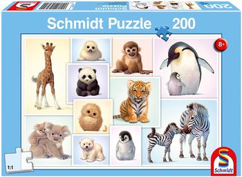 Schmidt Spiele Tierkinder der Wildnis 200 Teile