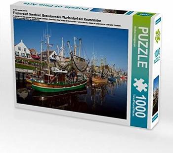 Calvendo Greetsieler Hafen 1000 Teile Lege-Größe 64 x 48 cm Foto-Puzzle Bild von Dreegmeyer Andrea