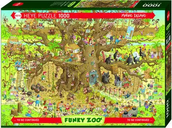Heye Marino Degano - Monkey Habitat 1000 Teile - 29833