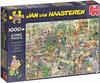 Jumbo Puzzle Jan van Haasteren - Gartencenter, 1000 Teile, ab 12 Jahre