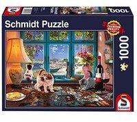 Schmidt Spiele Puzzle Am Puzzletisch, 1000 Teile,
