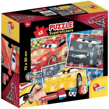 Lisciani Puzzle Superstickers 48 Teile - Cars 3