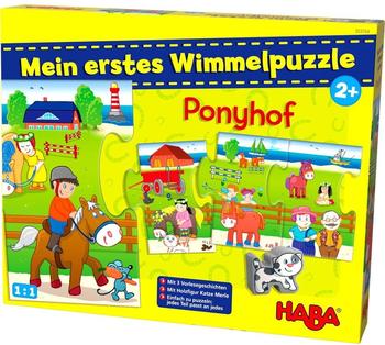 HABA Mein erstes Wimmelpuzzle Ponyhof