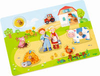 HABA 303769, HABA 303769 Greifpuzzle Auf dem Bauernhof