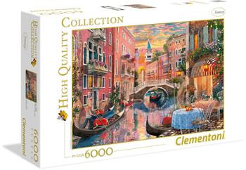 Clementoni Venice Evening Sunset - 6000 pieces - High Quality Collection