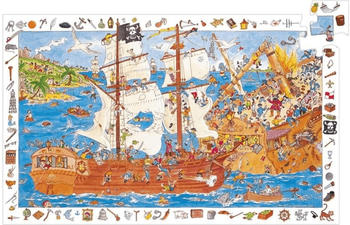 Djeco Entdeckerpuzzle: Pirates - 100 Teile