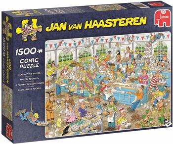 JUMBO Spiele Puzzle Jan van Haasteren - Backe, Backe, Kuchen - 1500 Teile