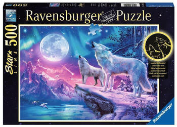 Ravensburger Wolf im Nordlicht (500)