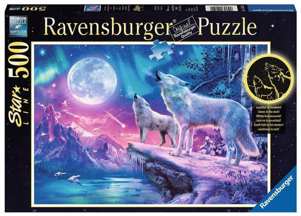 Ravensburger Wolf im Nordlicht (500)