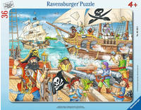Rahmenpuzzle Ravensburger Angriff der Piraten 36 Teile