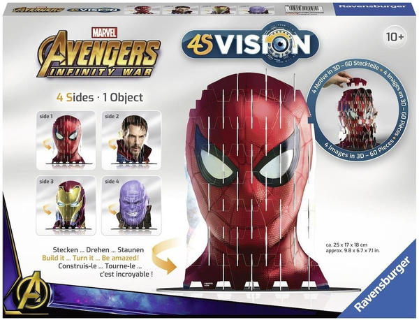 Ravensburger 4S Vision Avengers Infinity War Iron Man & Co.