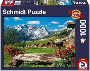Schmidt Spiele Blick ins Bergidyll 1000 Teile Puzzle