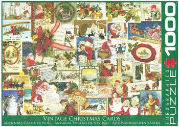 Eurographics Puzzles Vintage Weihnachtskarten