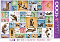 Eurographics Yoga Cats 1000 Teile Puzzle Eurographics-6000-0953