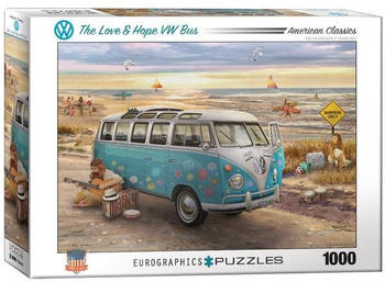 Eurographics Puzzles The Love & Hope VW Bus 1000 Teile Puzzle (6000-5310)