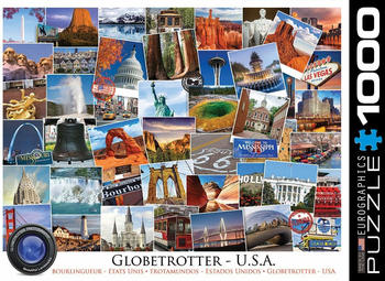 Eurographics Puzzles USA Globetrotter (6000-0750)