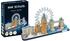 Revell 3D Puzzle 00140 Skyline mit Buckingham Palace, London-Eye, Tower Bridge und Big Ben Die Welt in 3D entdecken, Bastelspass für Jung und Alt, farbig