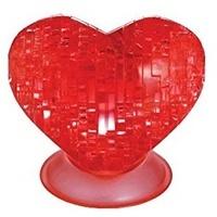 HCM-Kinzel Crystal Puzzle Herz rot 46 Teile
