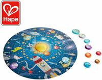 Hape Puzzle E1625, Sonnensystem mit LED-Sonne, 93 Teile, ab 5 Jahre