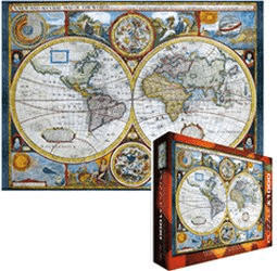 Eurographics Puzzles Weltkarte antik (2006)