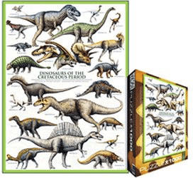 Eurographics Puzzles Dinosaurier der Kreidezeit (1.000 Teile)