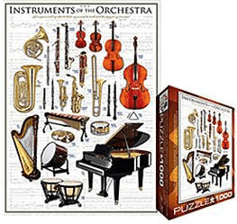 Eurographics Puzzles Musikinstrumente des Orchesters