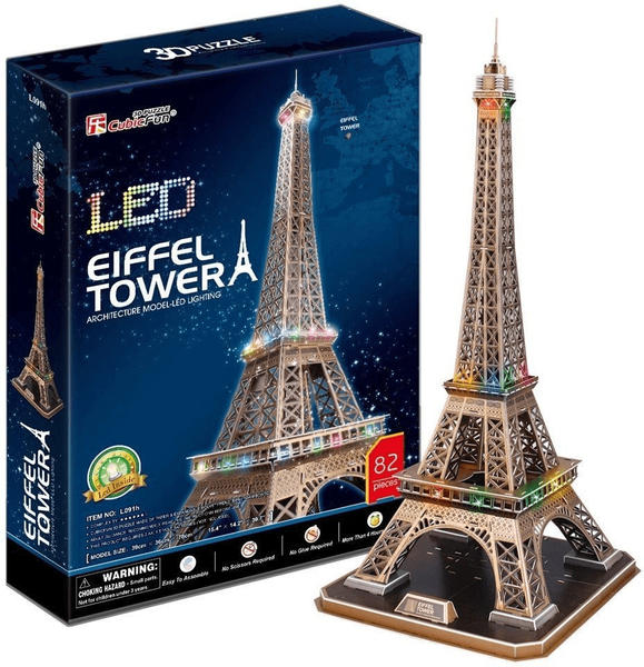 Cubic Fun Eiffelturm, Paris mit LED (L091h)