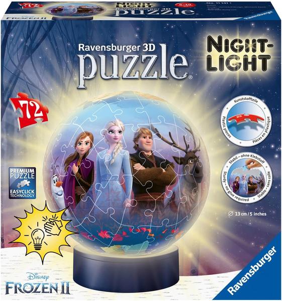 Ravensburger Frozen 2 3D-Puzzle und Nachtlicht