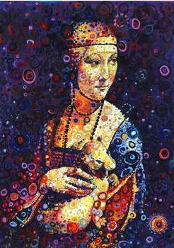 Grafika Leonardo da Vinci: Lady with an Ermine, by Sally Rich 1500 Teile Puzzle Grafika-T-00888
