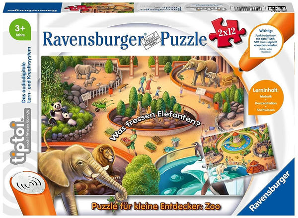 Ravensburger tiptoi - Puzzle für kleine Entdecker: Zoo