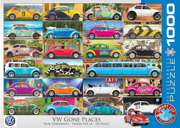 Eurographics Puzzles VW Beetle - Gone Places 1000 Teile Puzzle (6000-5422)