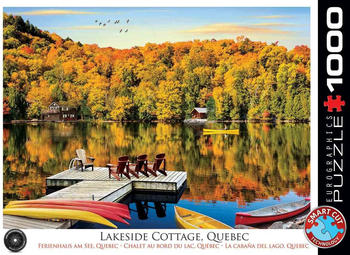 Eurographics Puzzles Lakeside Cottage Quebec 1000 Teile Puzzle (6000-5427)