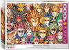 Eurographics 6000-5534 - Venezische Masken, Puzzle, 1.000 Teile, Spielwaren