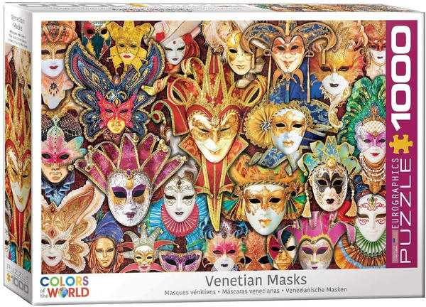 Eurographics Puzzles Venezianische Masken 1000 Teile Puzzle (6000-5534)