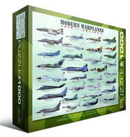Eurographics 6000-0076 - Moderne Kampfflugzeuge Puzzle 1.000 Teile