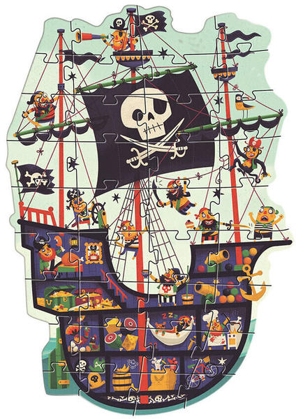Djeco Das Piratenschiff (36 Teile)