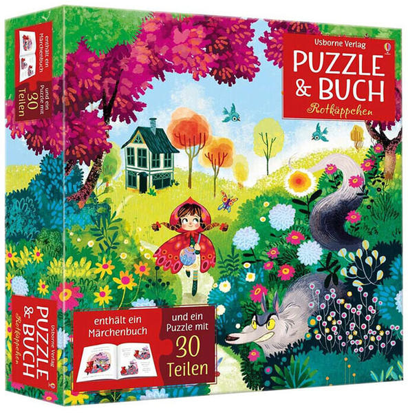 Usborne Puzzle & Buch - Rotkäppchen (30 Teile)