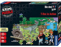 Kosmos Die drei ??? Kids - T-Rex in Action Detektiv-Puzzle, 200 Teile, leuchtet...