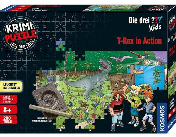Kosmos Krimi-Puzzle: Die drei ??? Kids - T-Rex in Action