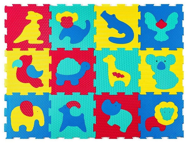 Hakuna Matte Puzzlematte für Babys Safari Animals 1,2x0,9m