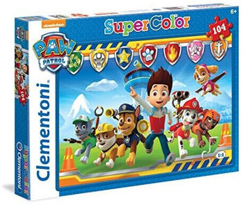 Clementoni Paw Patrol Supercolor Puzzle, 104 Teile (27945)