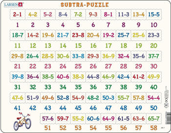 Larsen Mathematik: Subtrahieren 58 Teile - AR7