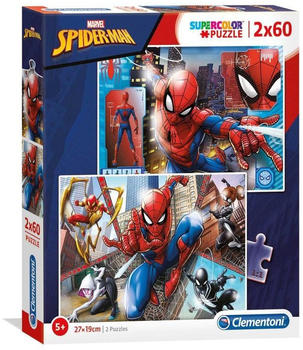 Clementoni Marvel Spider-Man 2x60 pcs Supercolor Puzzle