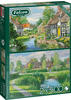 Jumbo 11289, Jumbo 11289 - Riverside Cottages, Puzzle, 2 x 500 Teile (1000 Teile)