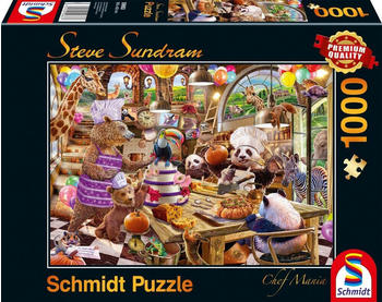 Schmidt-Spiele Puzzle - Chef Mania, 1000 Teile (59663)