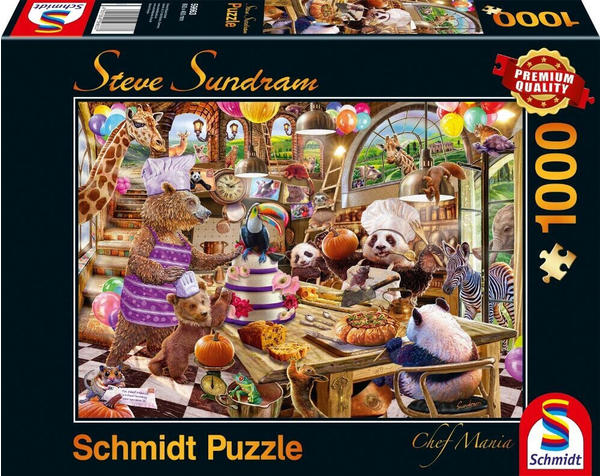 Schmidt-Spiele Puzzle - Chef Mania, 1000 Teile (59663)