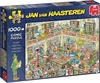 Jumbo Puzzle Jan van Haasteren - Die Bibliothek, 1000 Teile, ab 12 Jahre