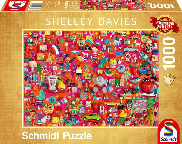 Schmidt-Spiele Shelley Davies - Vintage Spielzeug, 1000 Teile (59699)