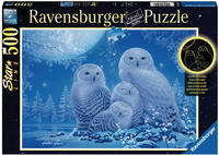 RAVENSBURGER 16595, RAVENSBURGER 16595 Erwachsenenpuzzle Eulen im Mondschein 500