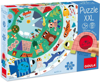 Jumbo Goula - XXL-Puzzle Tiere entdecken (53177)